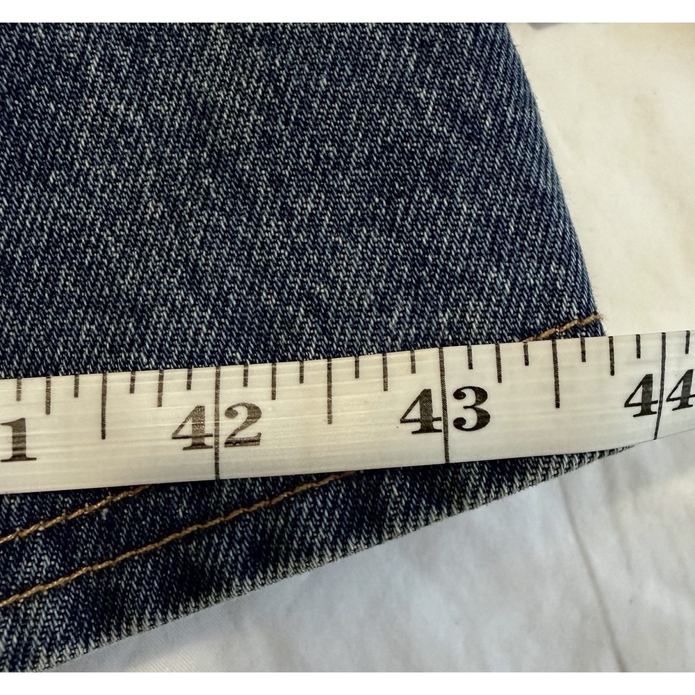 Ulla Johnson Astrid Denim Midi Skirt NWOT Retail $530 Frayed Waist Indigo Boho 4 - Picture 11 of 13